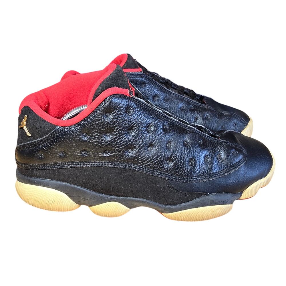 Nike Air Jordan 13 Retro Low Bred #310810-037 Black Red Mens Size 11 Basketball